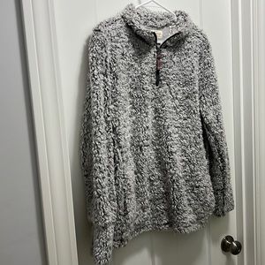 Fleece weatherproof half zip